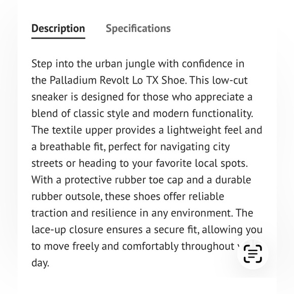 “Palladium” Revolt Hi-Tech Black Rugged High-Tops (8.5) NIB Trendy - Picture 8 of 8